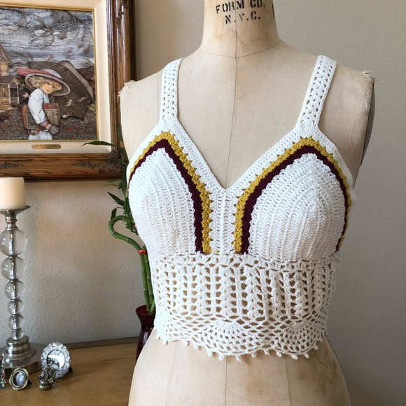 LF Tops - Elli White crochet top